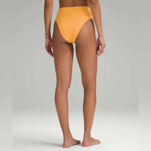 Lululemon NWT Ribbed High-Waist Skimpy-Fit Swim Bottom & Halter Cross-back Top-8 - Picture 3 of 13